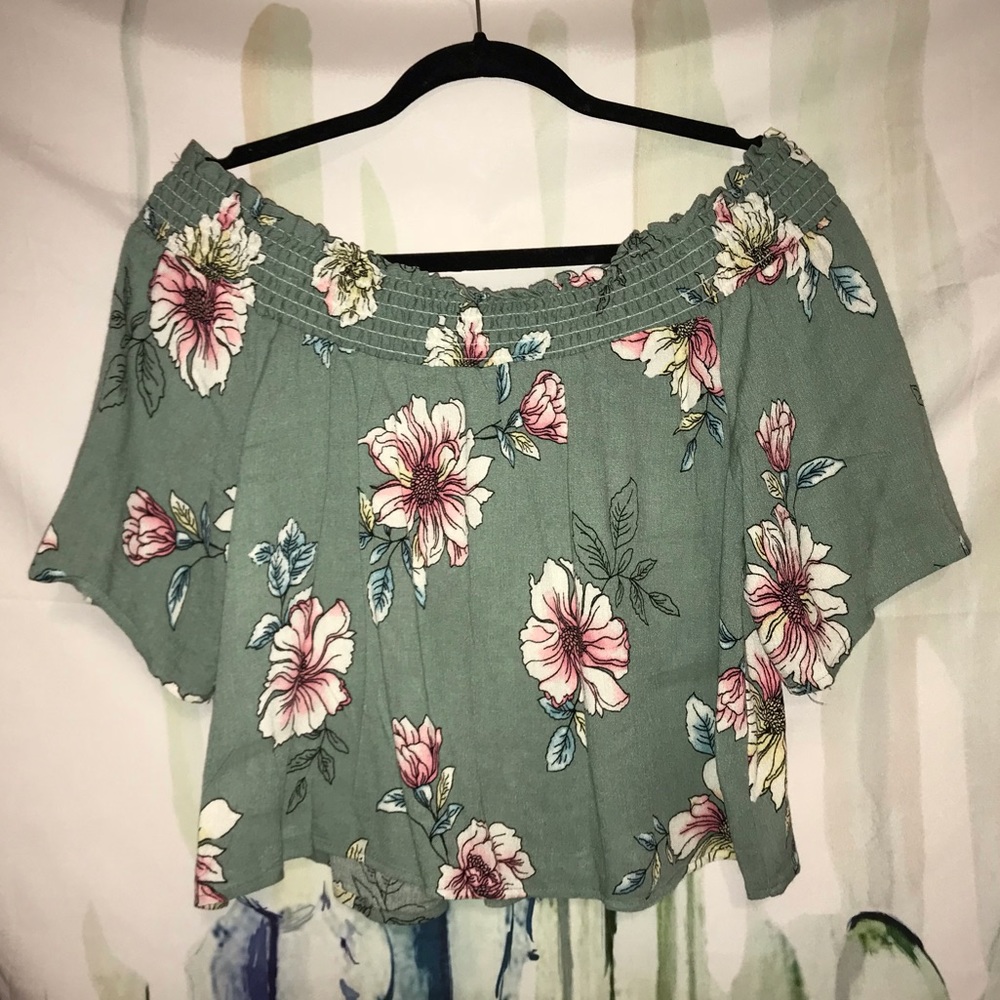 Ross off the shoulder top